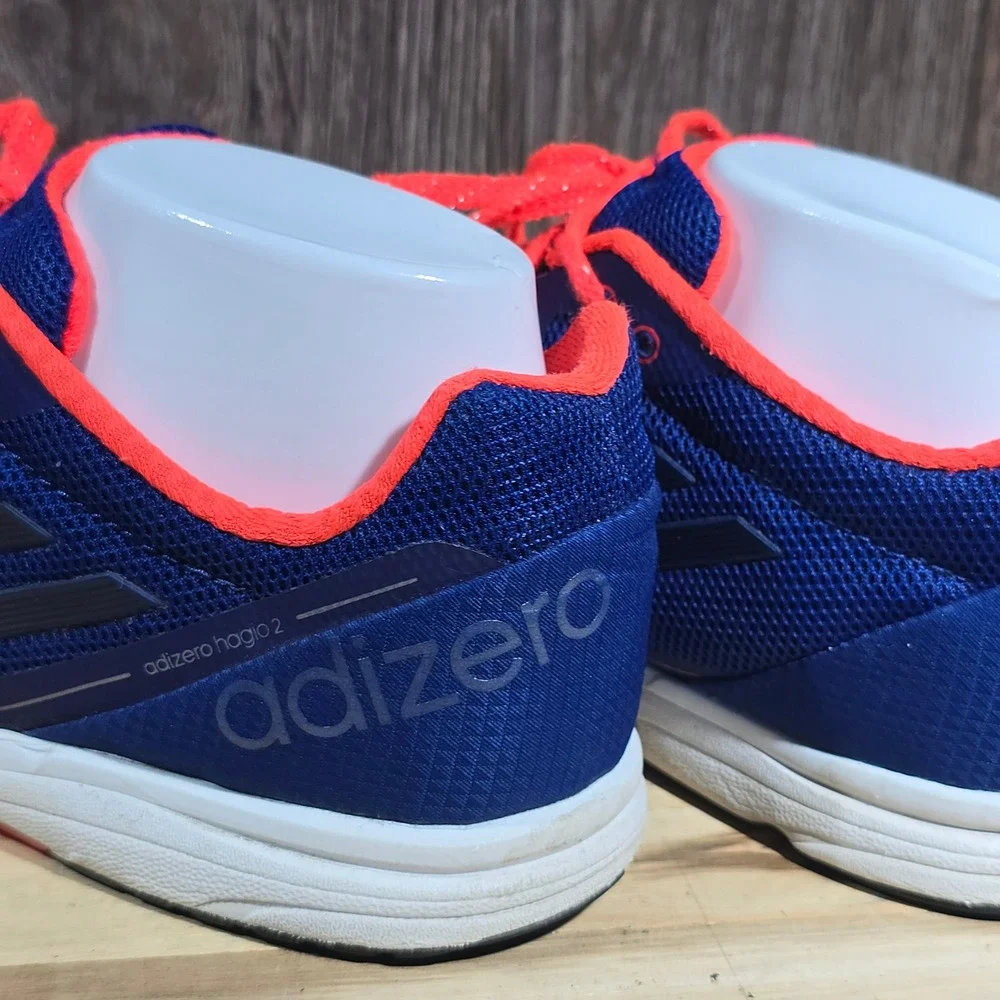 Adidas Adizero Hagio 2 Blue Orange Lightweight Running‎ Shoes 7.5 G95122